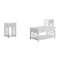 Alaterre Furniture Coventry 36" Coffee Table with Drawer and Two End Tables with Drawer ANCT01113WH - alternate 1